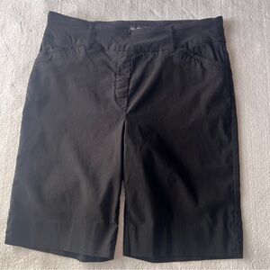 Hilary Radley Women's Classic Black Bermudas